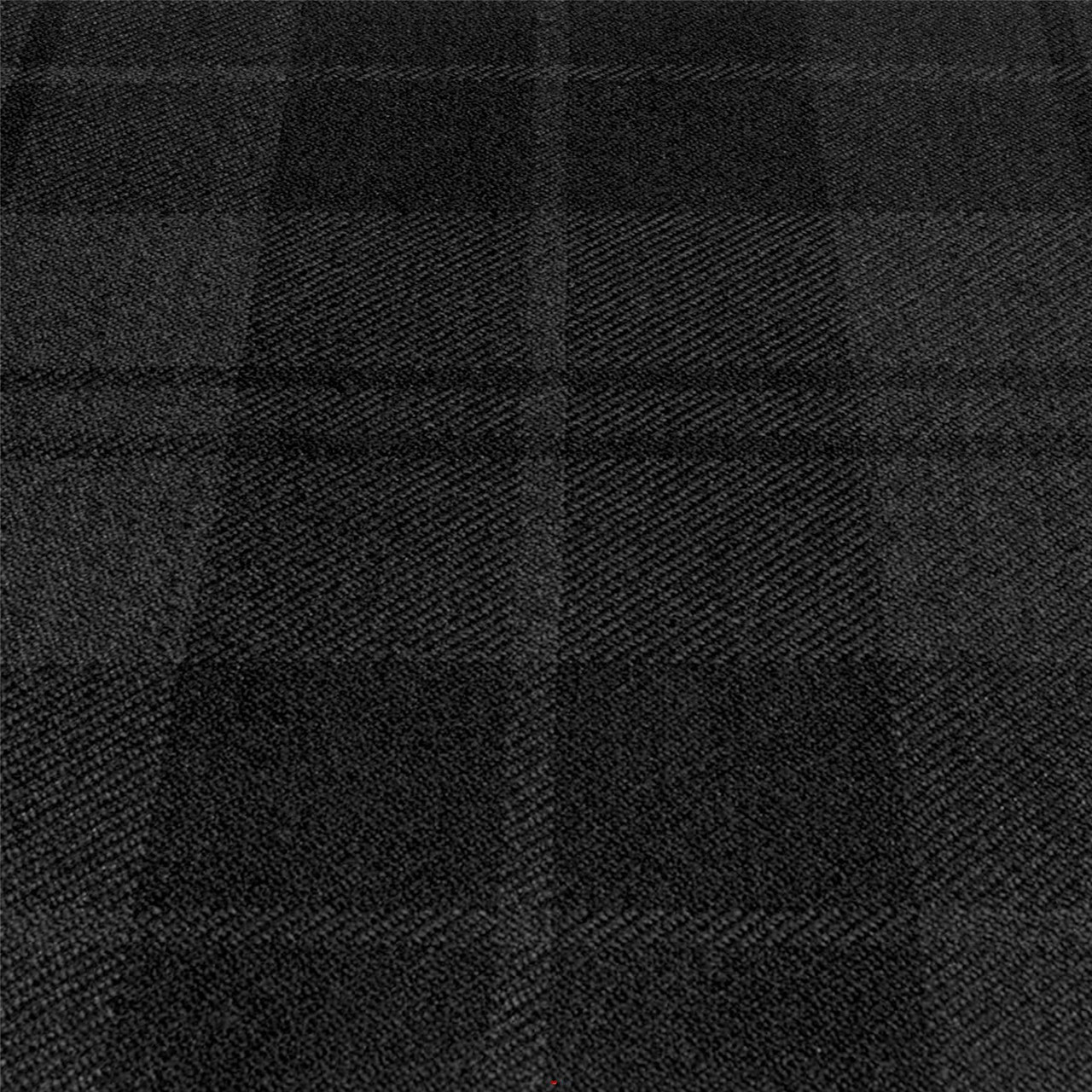 Light Weight 10oz Fabric Material Dark Douglas Black Tartan 1 Metre