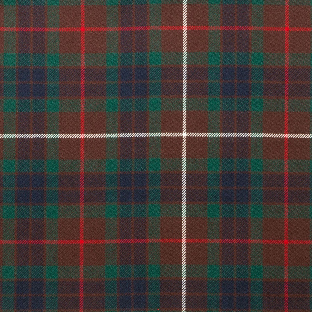 Light Weight 10oz Fabric Material Fraser Hunting Modern Tartan 1 Metre
