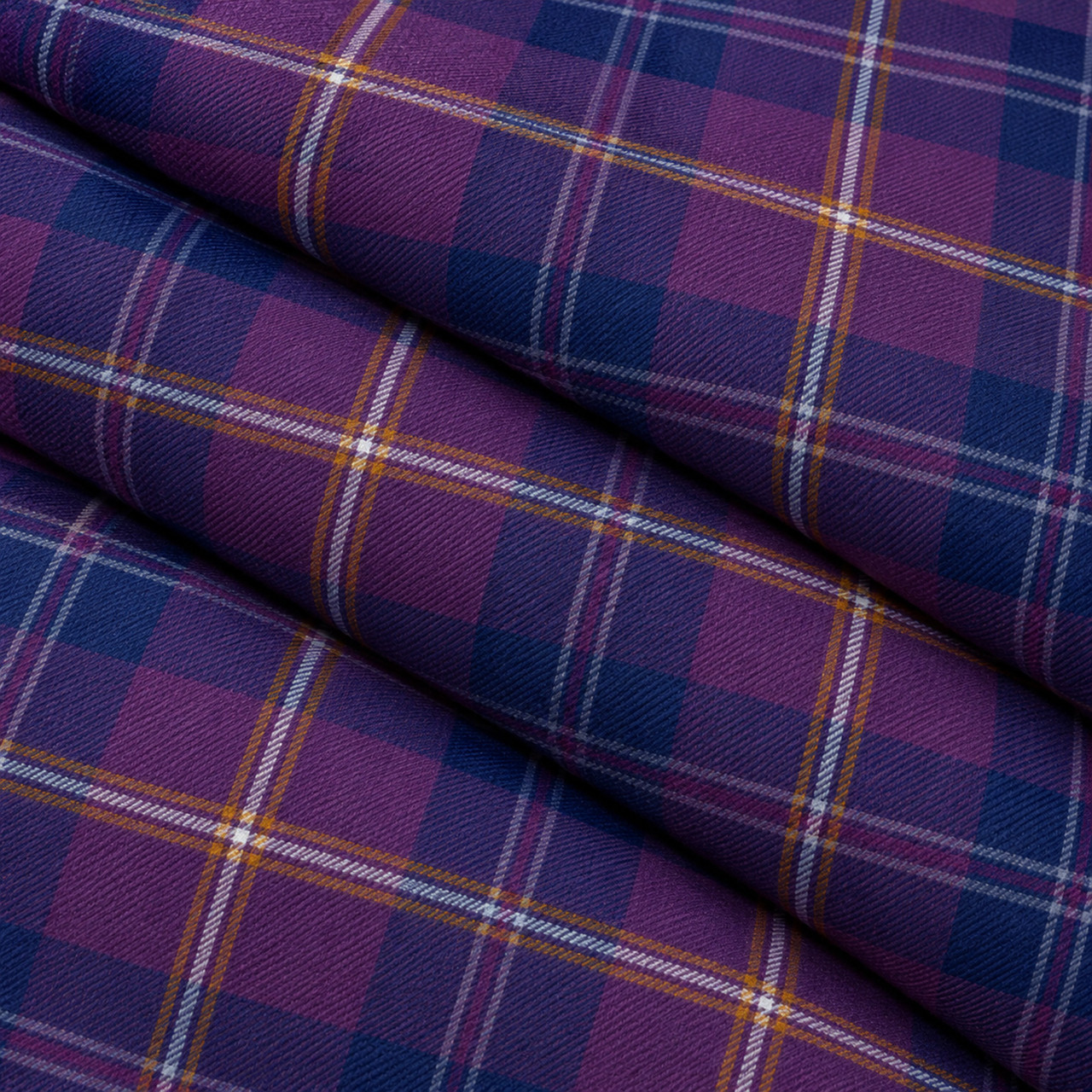 Light Weight 10oz Fabric Material Gretna Green Gold Tartan 1 Metre