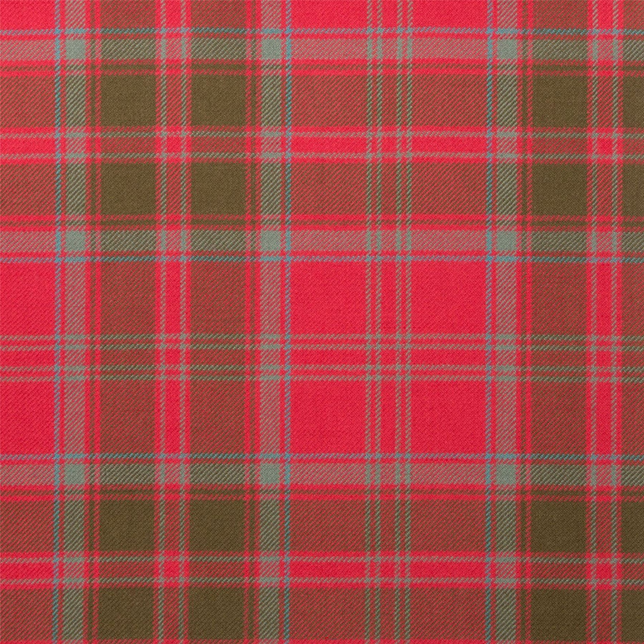 Light Weight 10oz Fabric Material Grant Clan Weathered Tartan 1 Metre