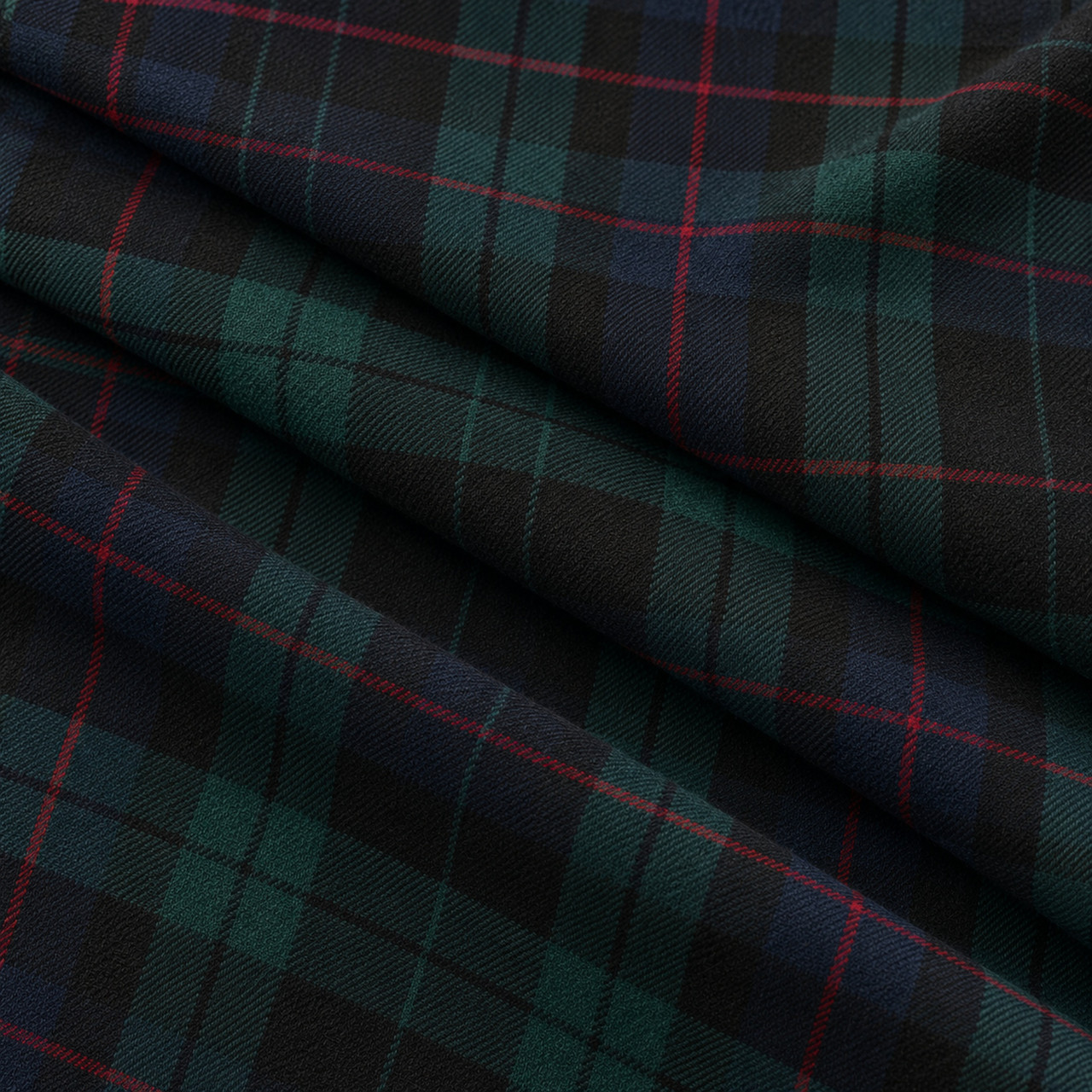 Light Weight 10oz Fabric Material Guthrie Modern Tartan 1 Metre