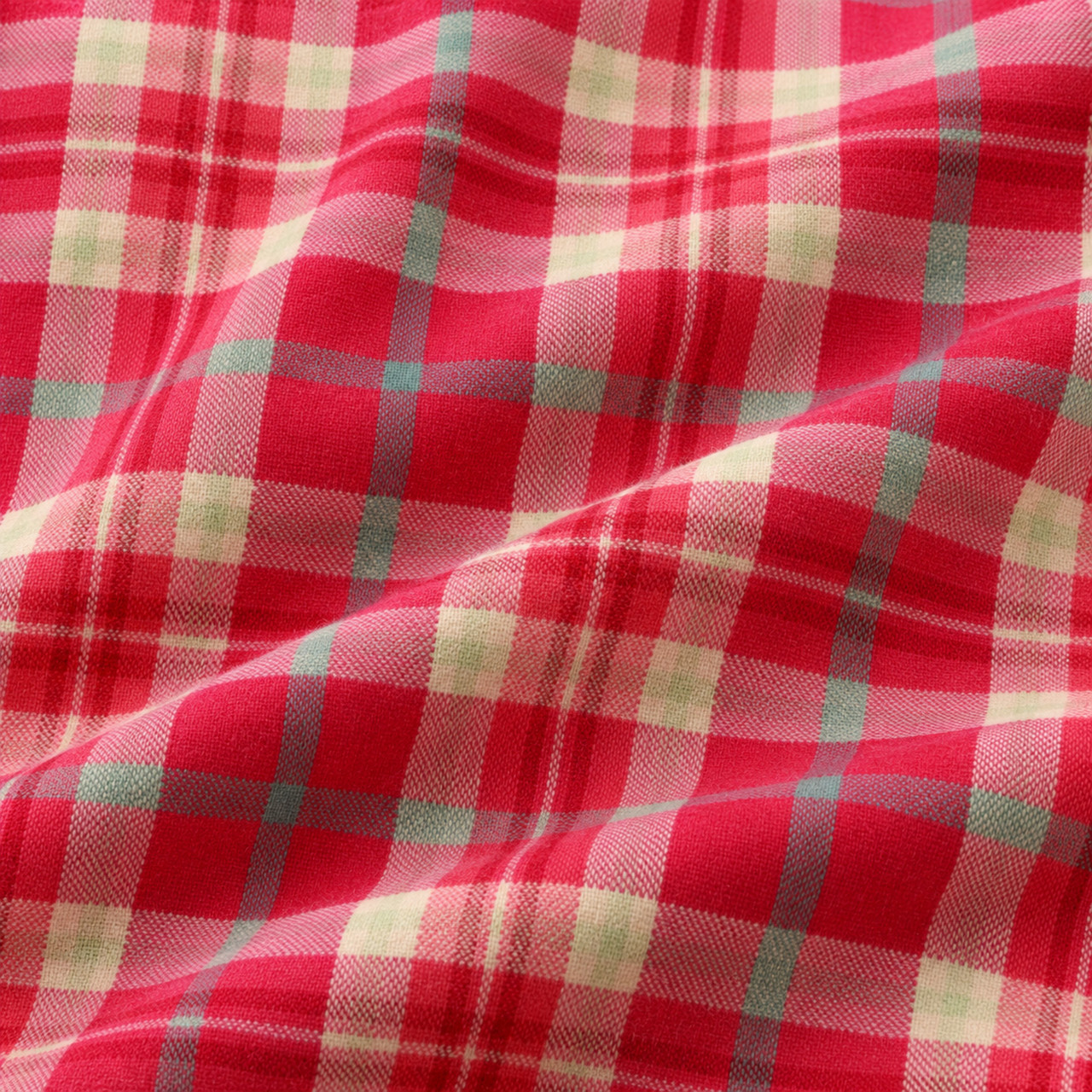 Light Weight 10oz Fabric Material Highland Rose Tartan 1 Metre