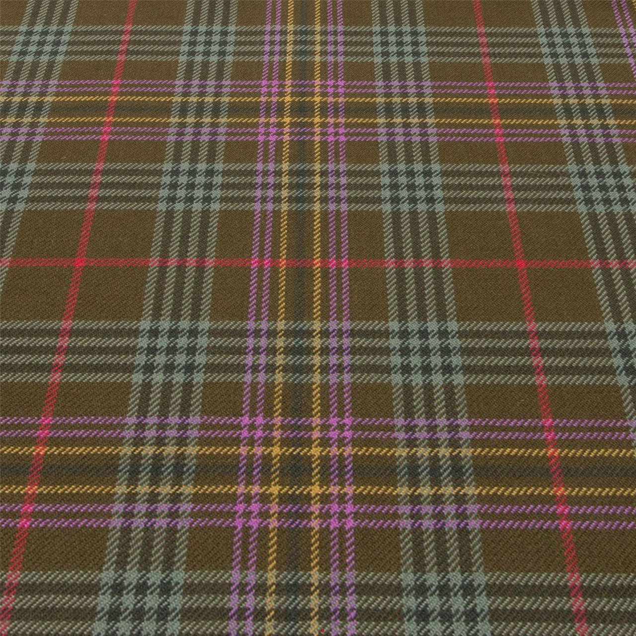 Light Weight 10oz Fabric Material Kennedy Weathered Tartan 1 Metre