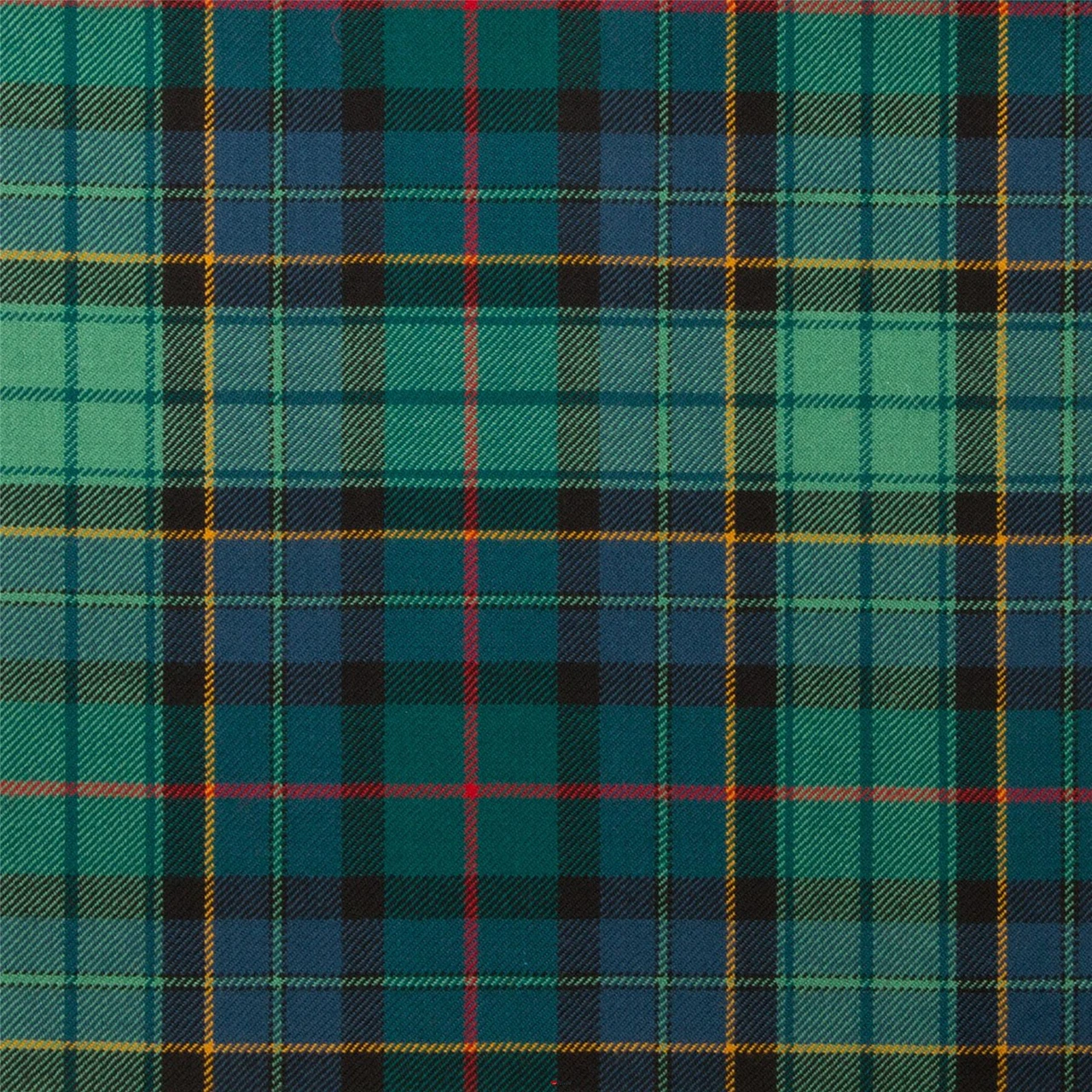 Light Weight 10oz Fabric Material Leinster Green Irish Tartan 1 Metre