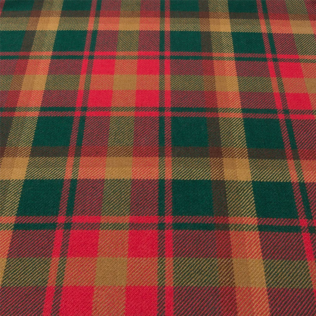 Light Weight 10oz Fabric Material Maple Leaf Tartan 1 Metre