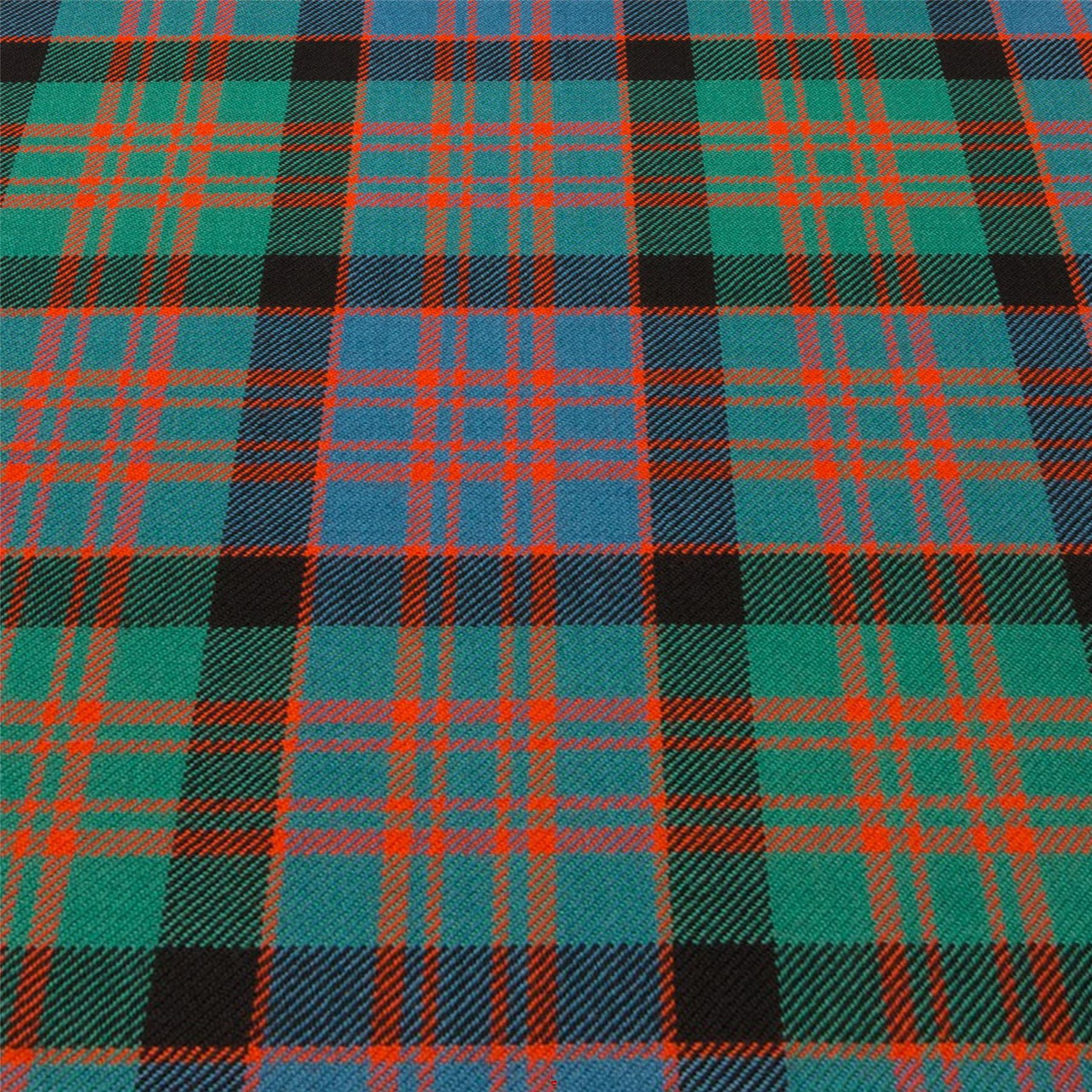 Light Weight 10oz Fabric Material MacDonald Ancient Tartan 1 Metre
