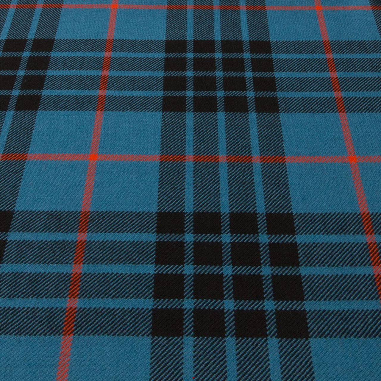 Light Weight 10oz Fabric Material MacKay Blue Ancient Tartan 1 Metre