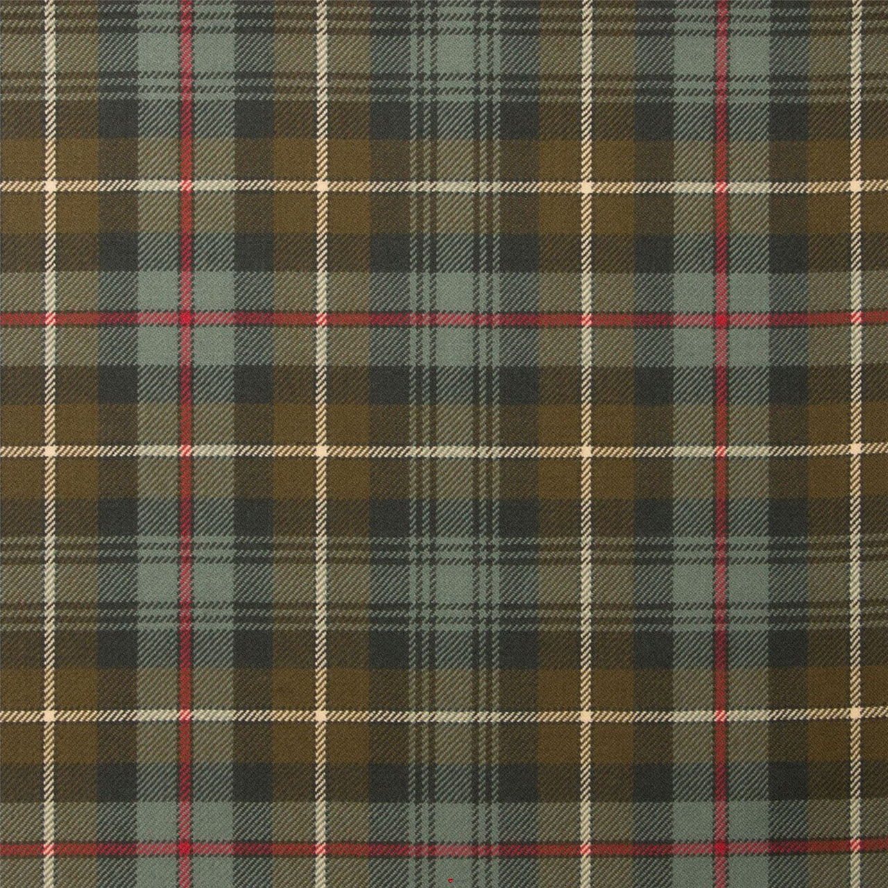 Light Weight 10oz Fabric Material MacKenzie Weathered Tartan 1 Metre