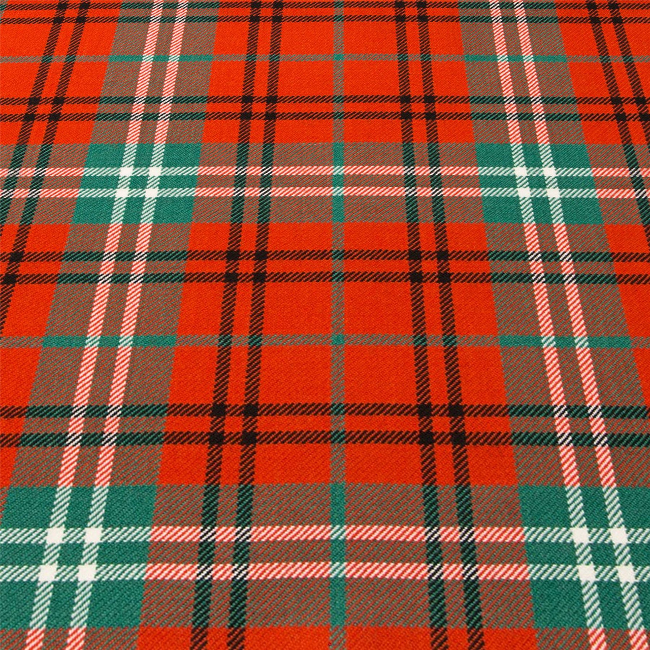 Light Weight 10oz Fabric Material Morrison Red Ancient Tartan 1 Metre