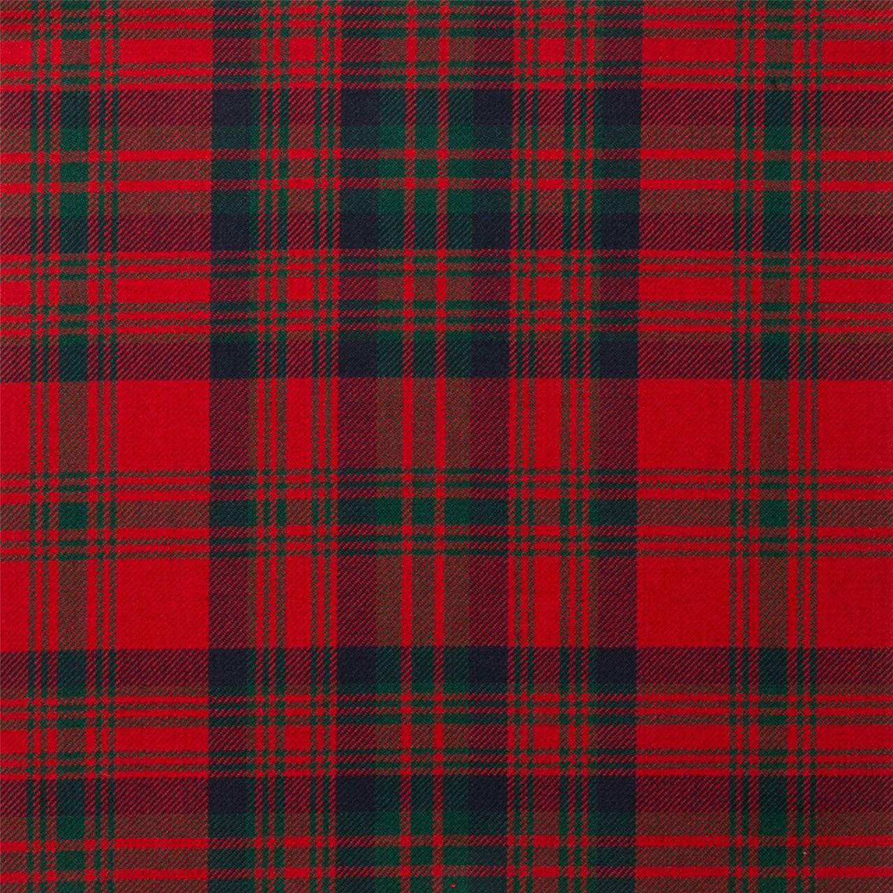 Light Weight 10oz Fabric Material Matheson Red Modern Tartan 1 Metre