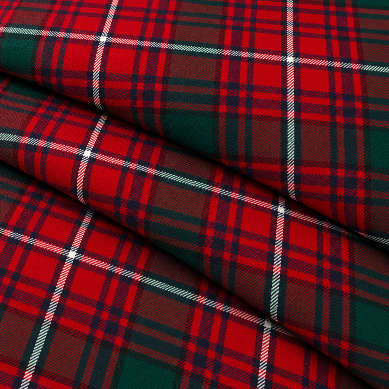 Light Weight 10oz Fabric Material Rattray Modern Tartan 1 Metre