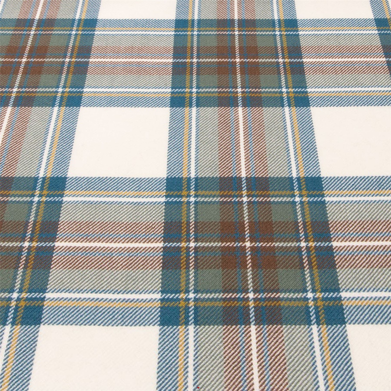 Light Weight 10oz Fabric Material Stewart Blue Dress Tartan 1 Metre