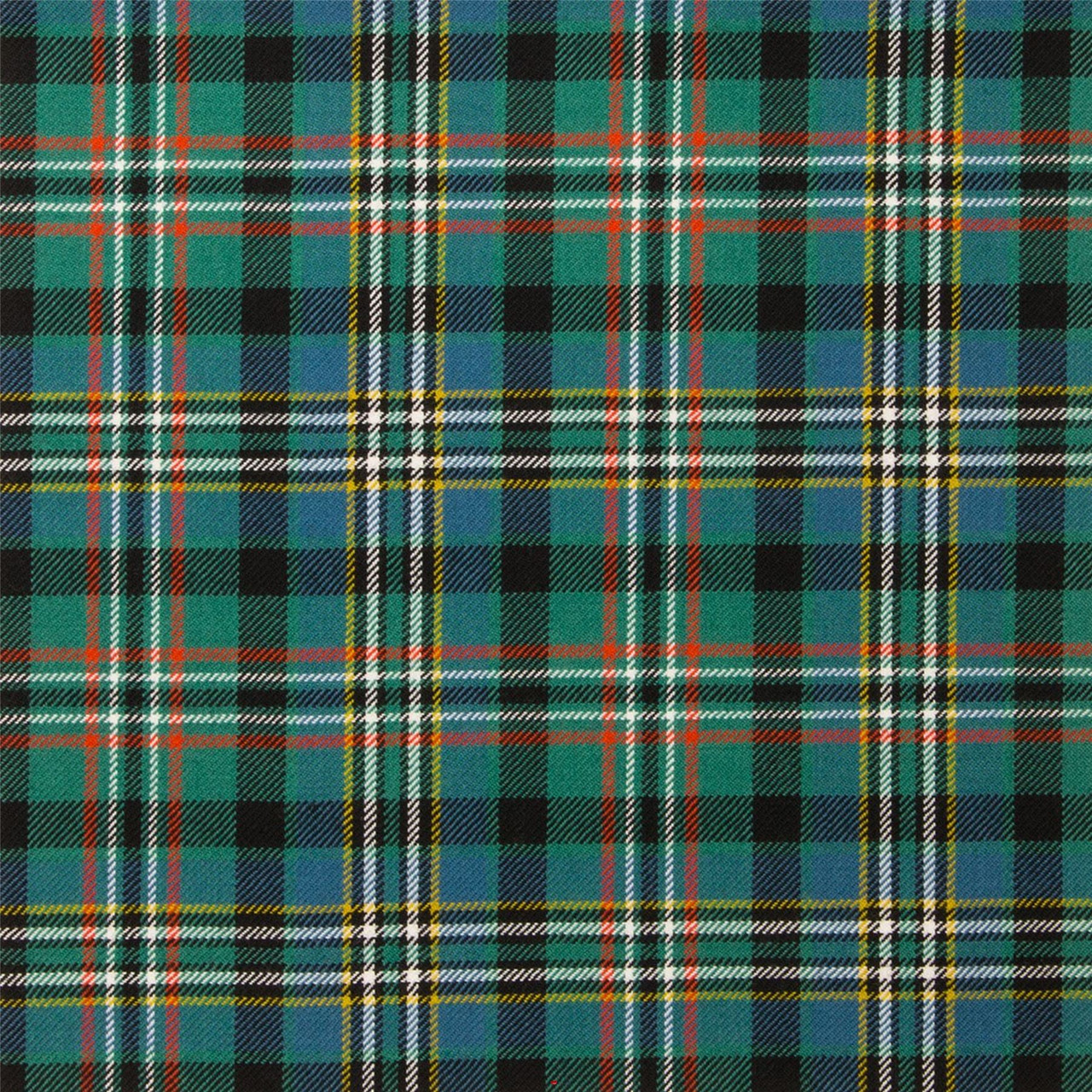 Light Weight 10oz Fabric Material Scott Green Ancient Tartan 1 Metre