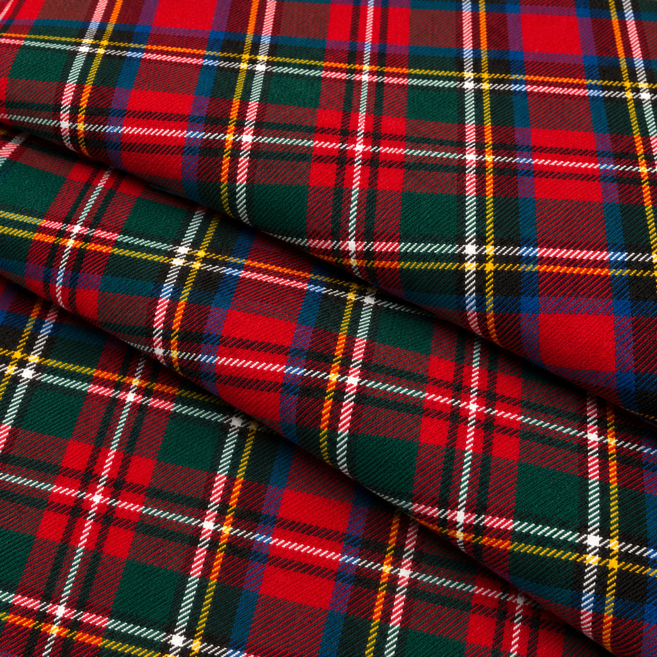 Light Weight 10oz Fabric Material Stewart Prince Charles Edward Modern Tartan 1 Metre
