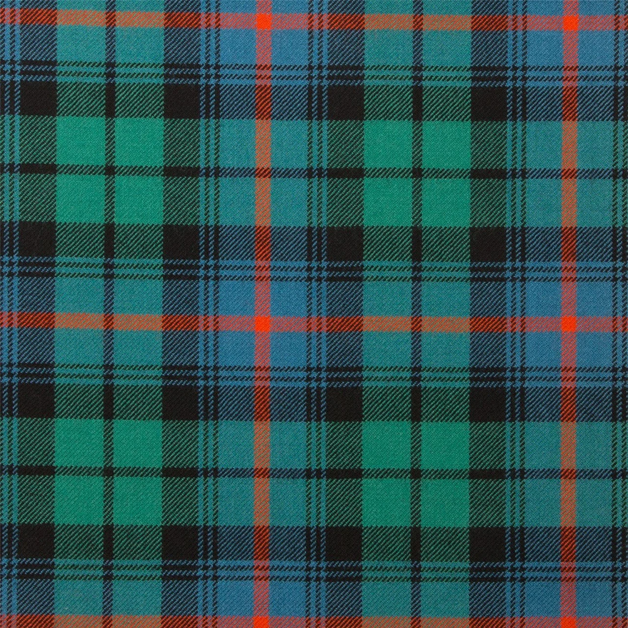 Light Weight 10oz Fabric Material Urquhart Broad Red Ancient Tartan 1 Metre