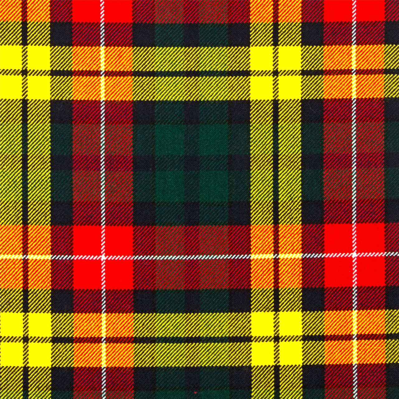 Heavy Weight 16oz Fabric Material Buchanan Modern Tartan 1 Metre
