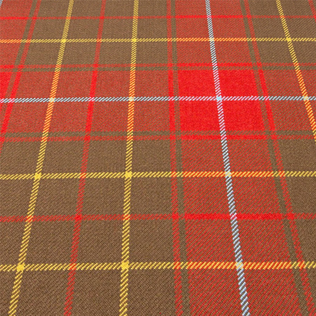 Heavy Weight 16oz Fabric Material Burnett Weathered Tartan 1 Metre
