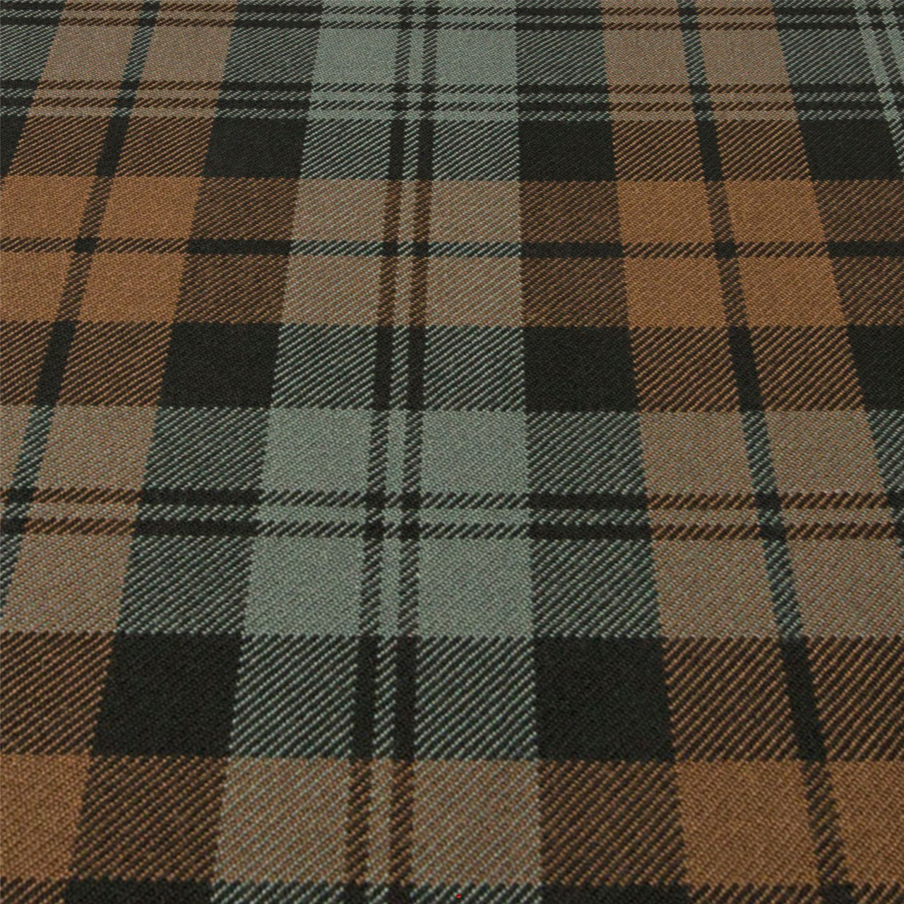 Heavy Weight 16oz Fabric Material Campbell Clan Weathered Tartan 1 Metre