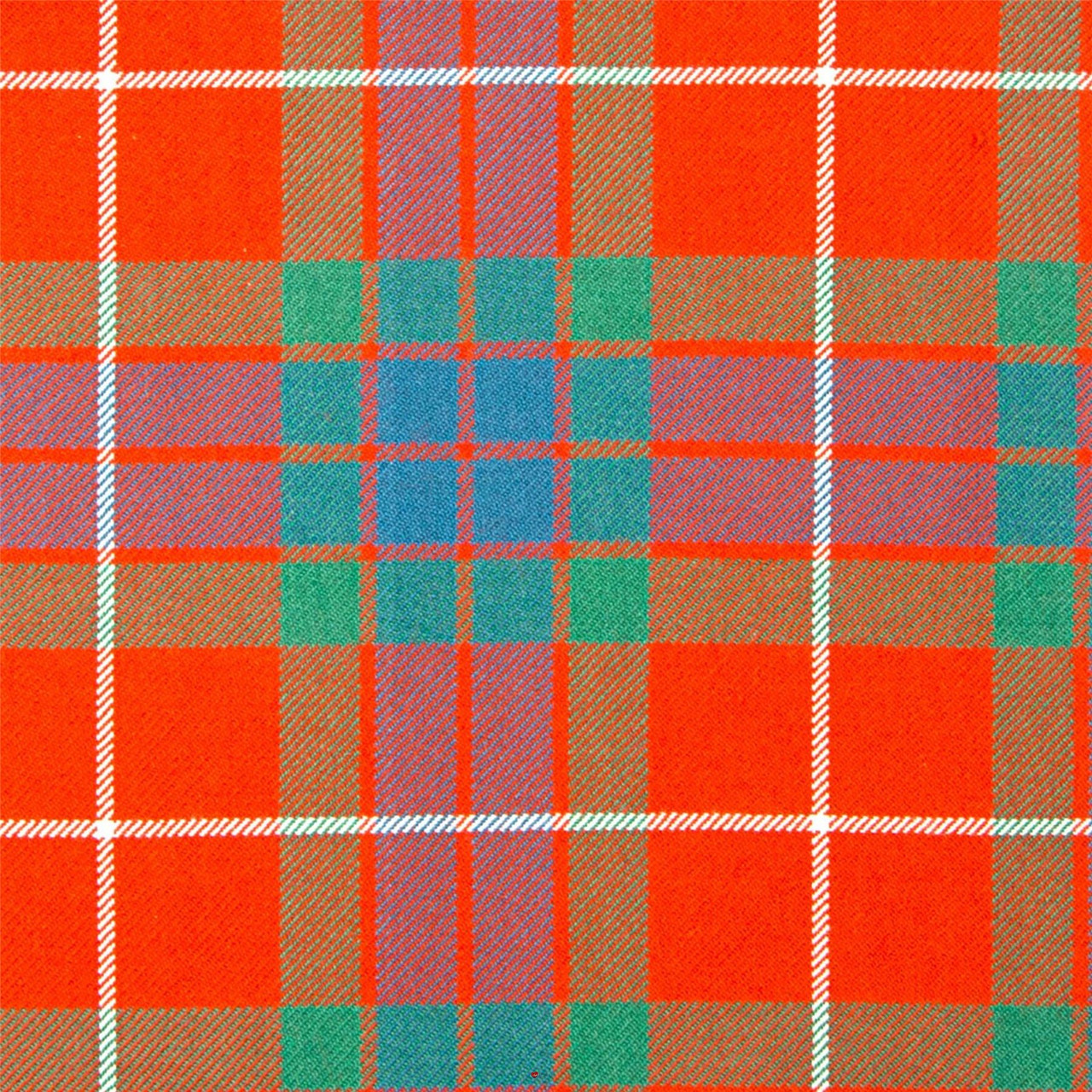 Heavy Weight 16oz Fabric Material Fraser Red Ancient Tartan 1 Metre