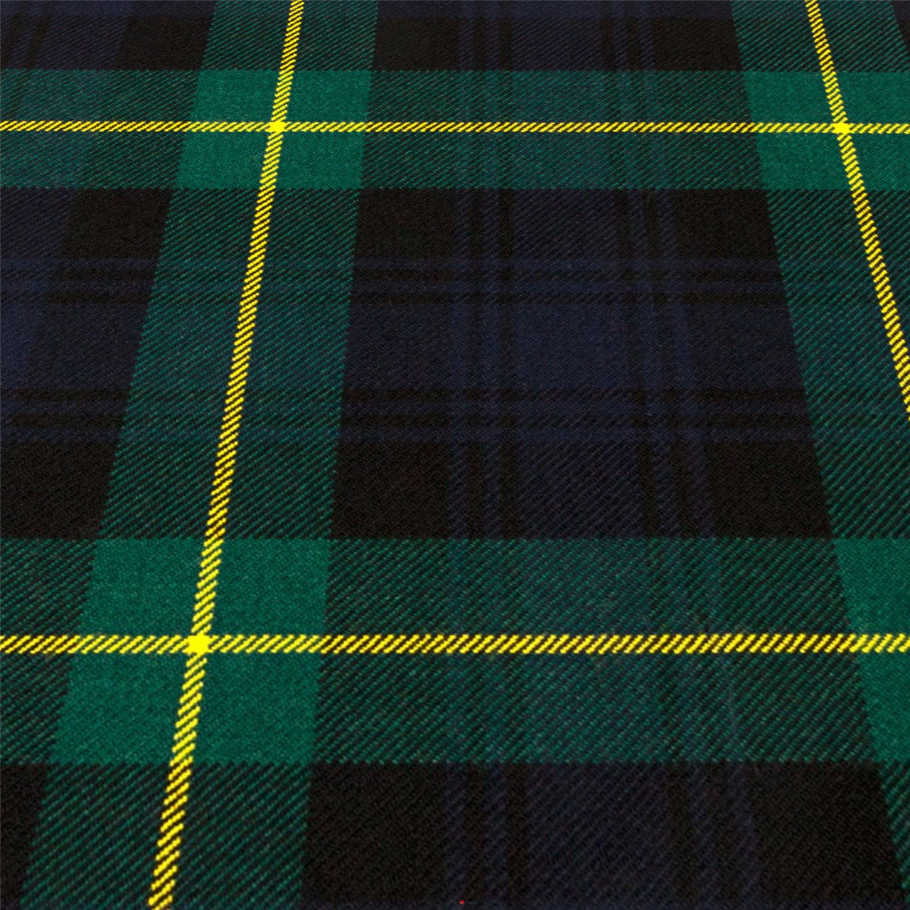 Heavy Weight 16oz Fabric Material Gordon Clan Modern Tartan 1 Metre