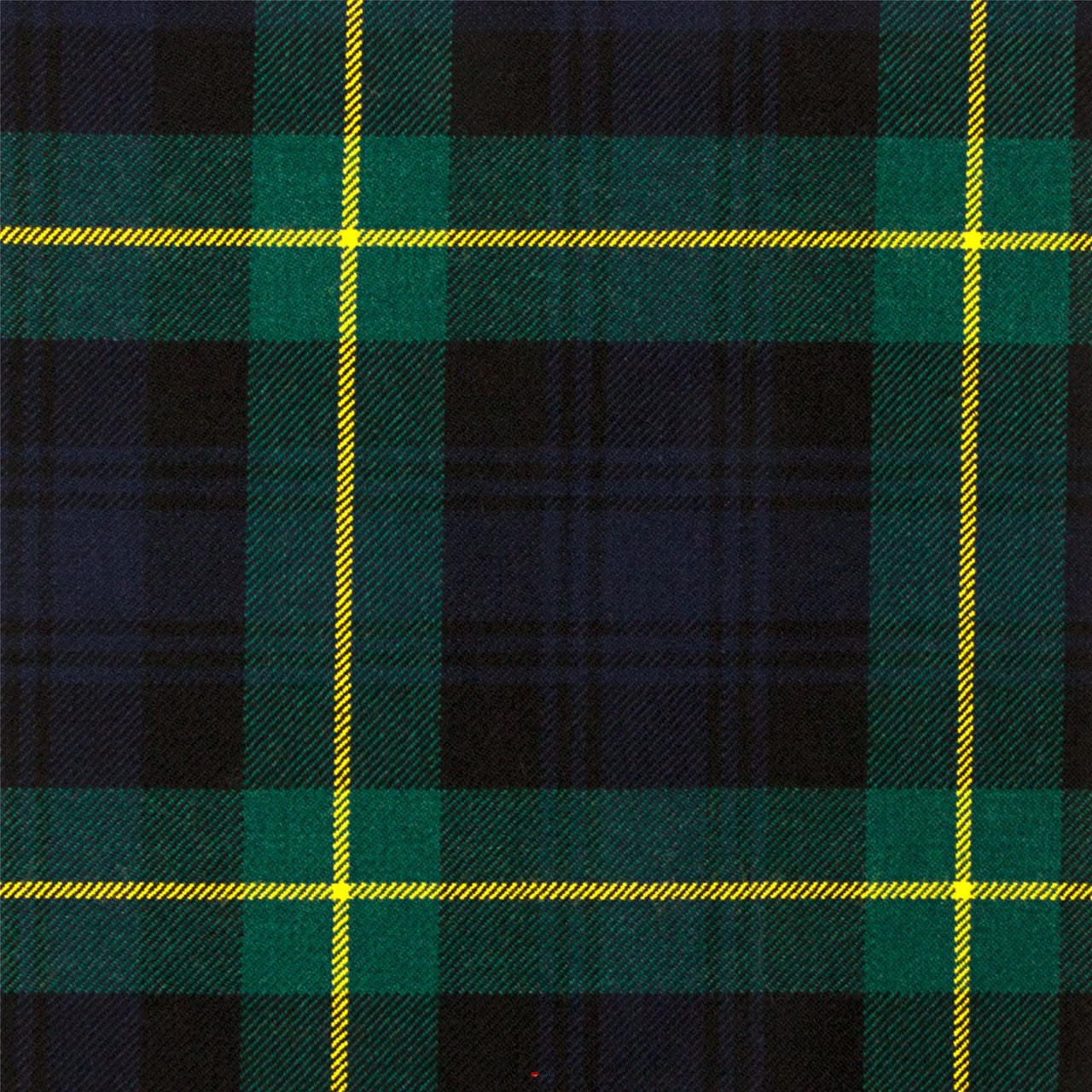 Heavy Weight 16oz Fabric Material Gordon Clan Modern Tartan 1 Metre
