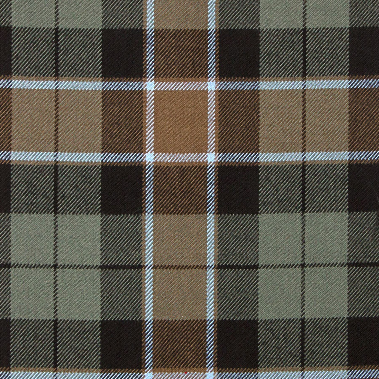 Heavy Weight 16oz Fabric Material Graham of Menteith Weathered Tartan 1 Metre