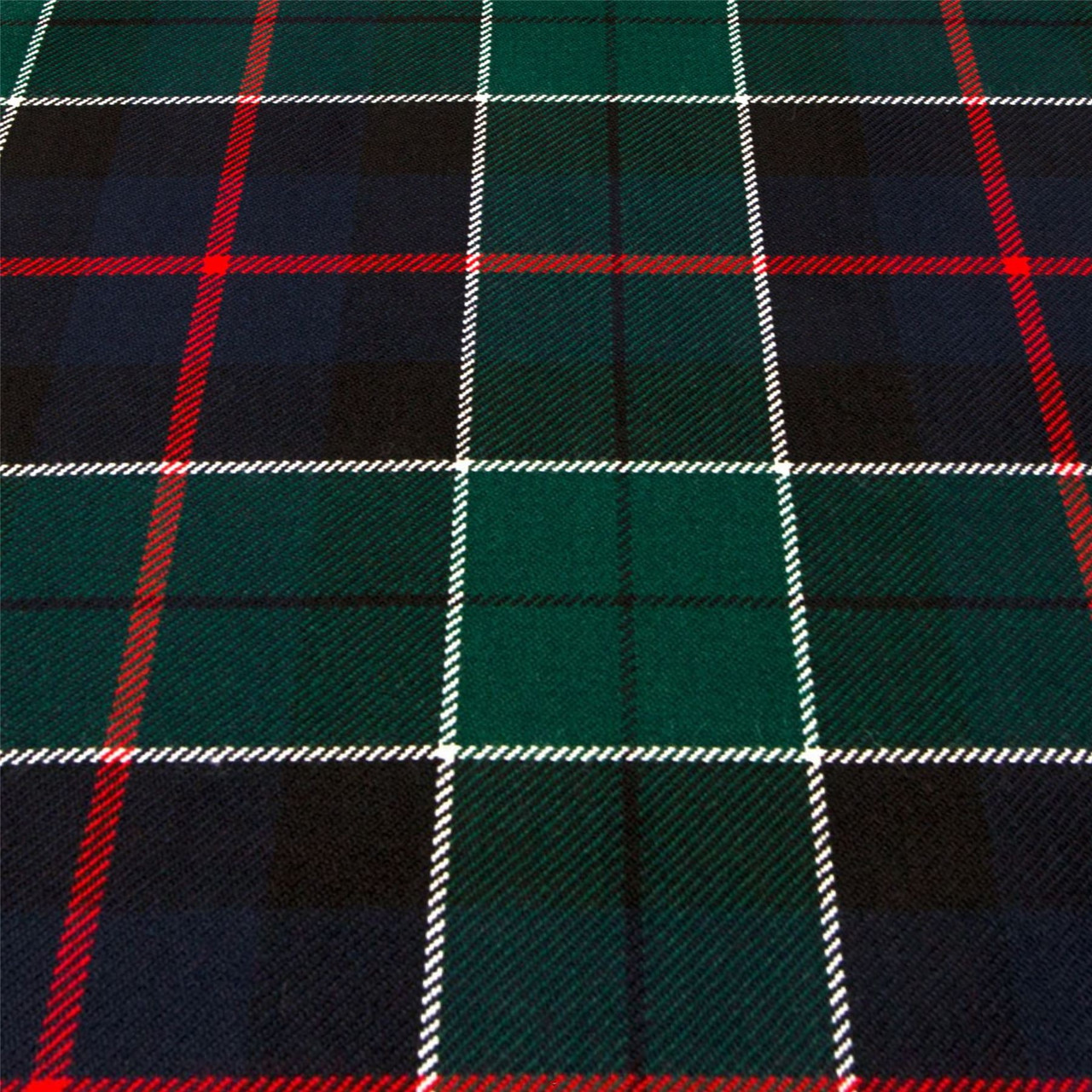 Heavy Weight 16oz Fabric Material Leslie Green Modern Tartan 1 Metre
