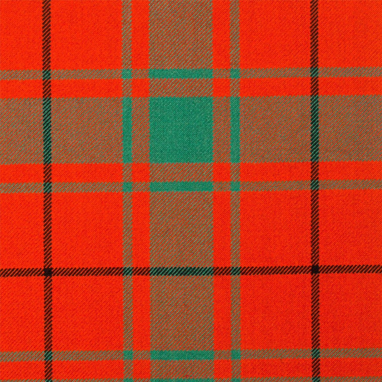 Heavy Weight 16oz Fabric Material MacDonald of the Isles Red Ancient Tartan 1 Metre