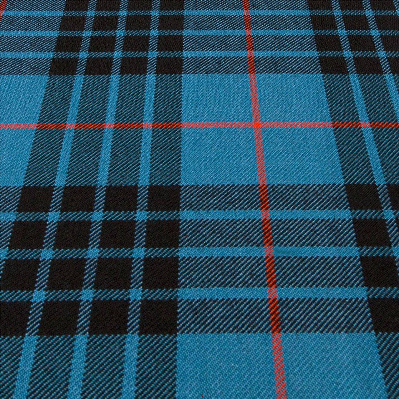 Heavy Weight 16oz Fabric Material MacKay Blue Ancient Tartan 1 Metre