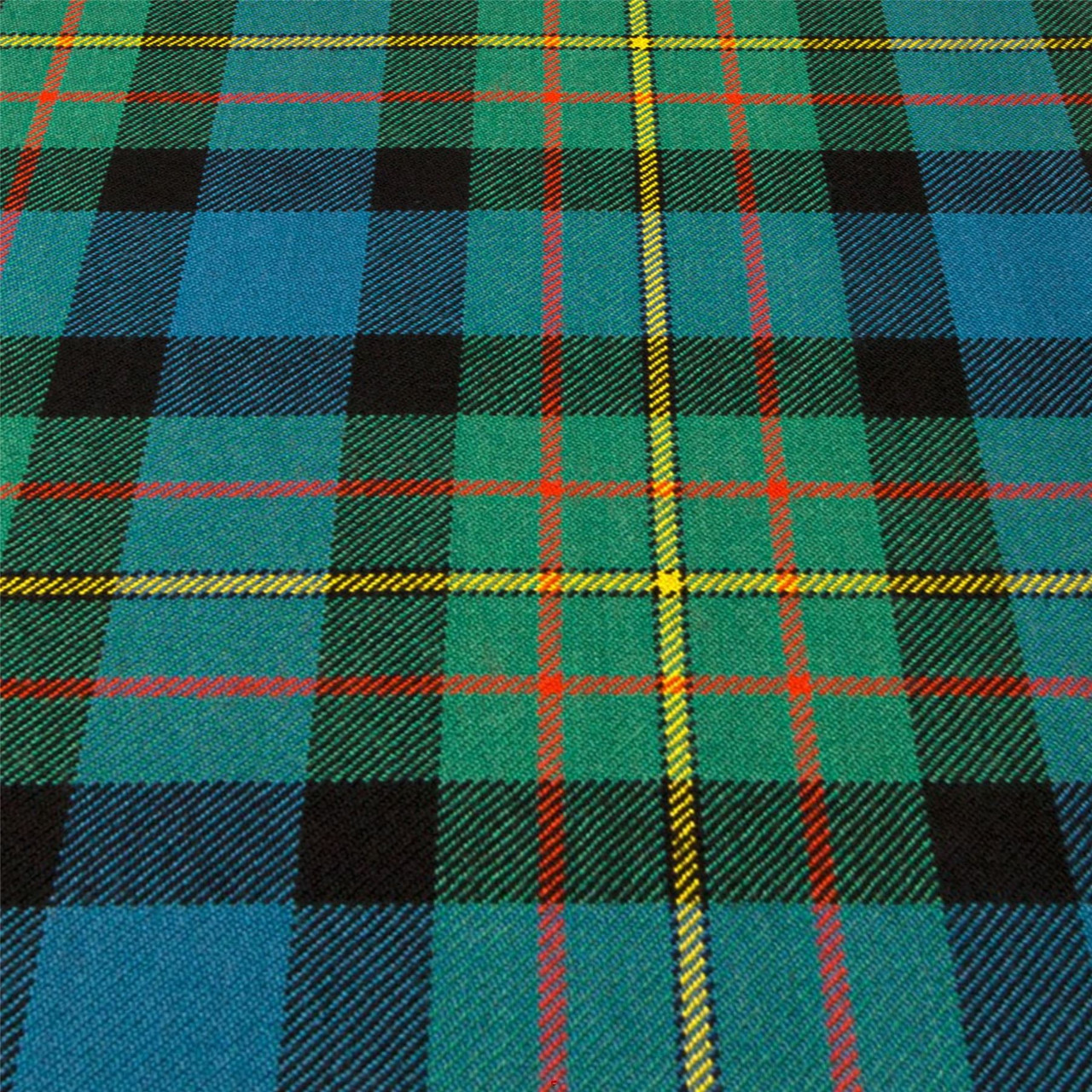 Heavy Weight 16oz Fabric Material MacLaine of Lochbuie Modern Tartan 1 Metre