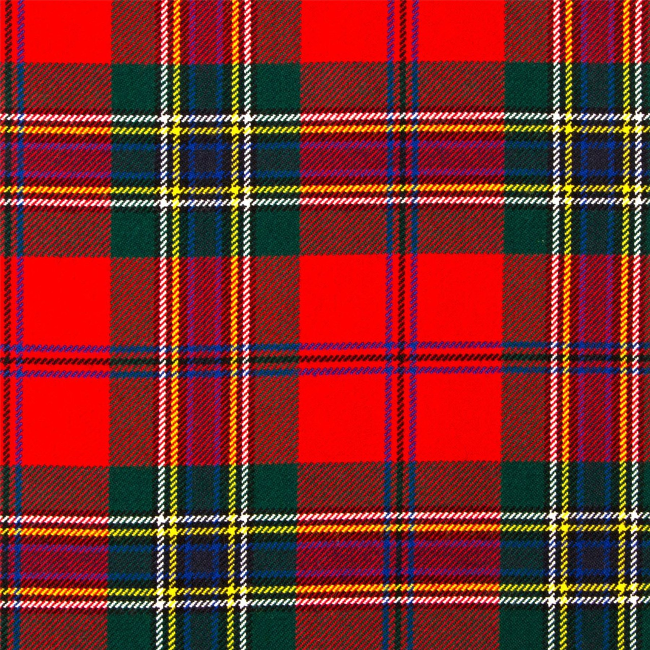 Heavy Weight 16oz Fabric Material MacLean of Duart Modern Tartan 1 Metre