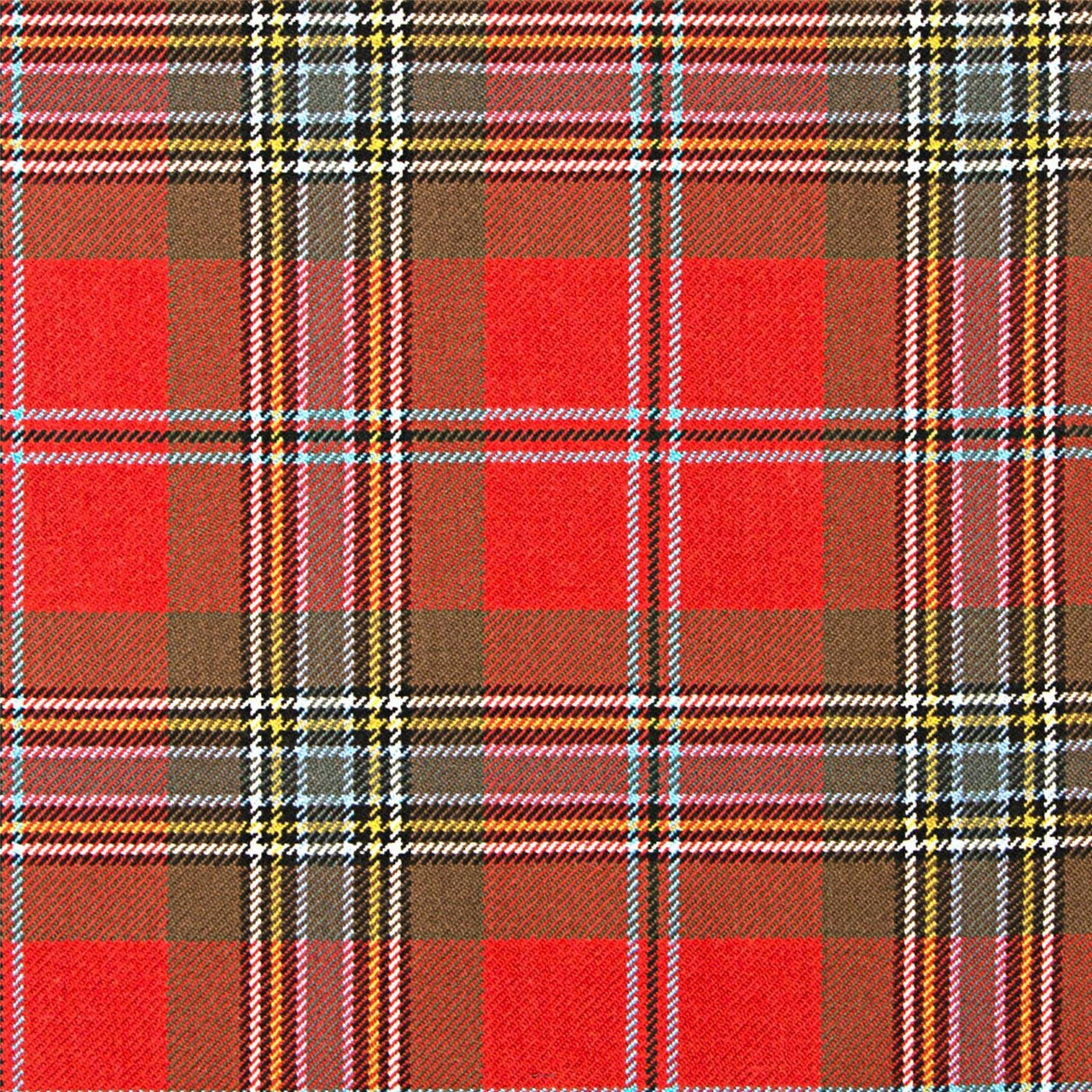 Heavy Weight 16oz Fabric Material MacLean of Duart Weathered Tartan 1 Metre