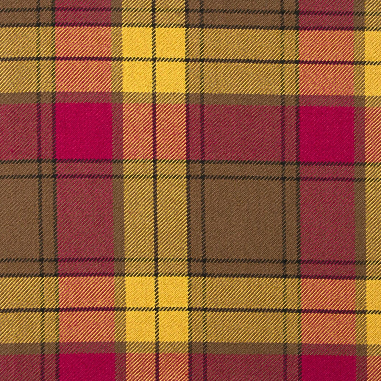 Heavy Weight 16oz Fabric Material MacMillan Old Weathered Tartan 1 Metre