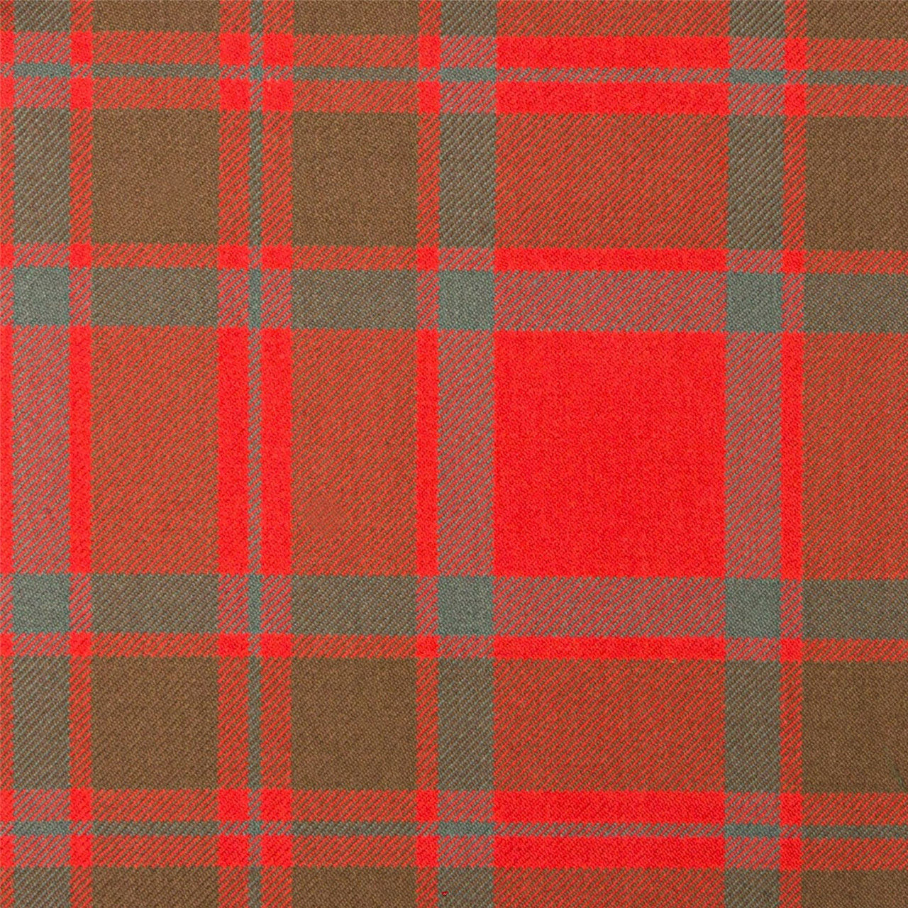 Heavy Weight 16oz Fabric Material MacIntosh Clan Weathered Tartan 1 Metre