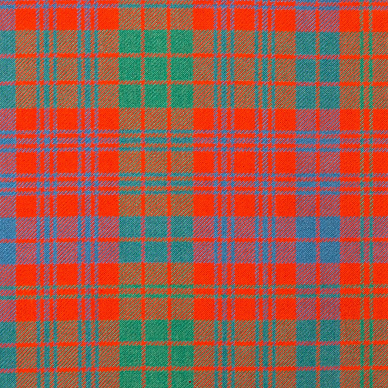 Heavy Weight 16oz Fabric Material Ross Red Ancient Tartan 1 Metre