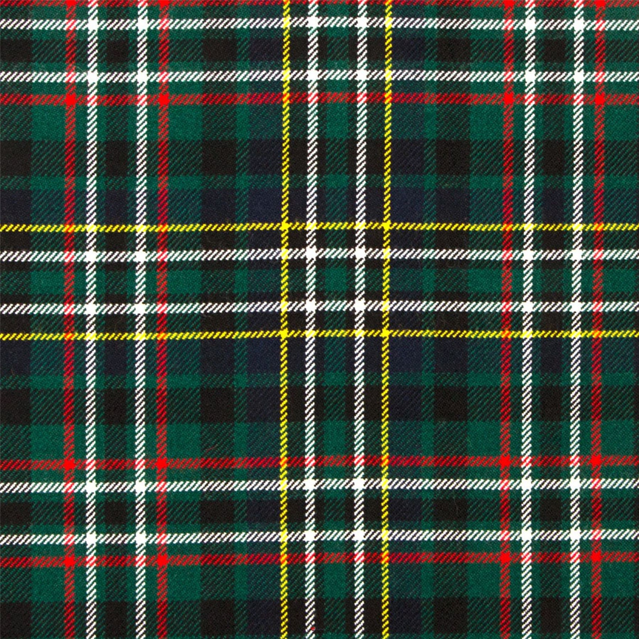Heavy Weight 16oz Fabric Material Scott Green Modern Tartan 1 Metre