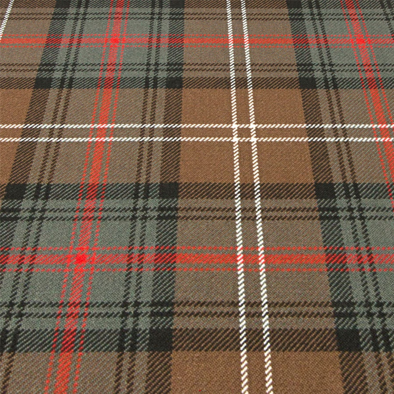 Heavy Weight 16oz Fabric Material Sutherland Old Weathered Tartan 1 Metre