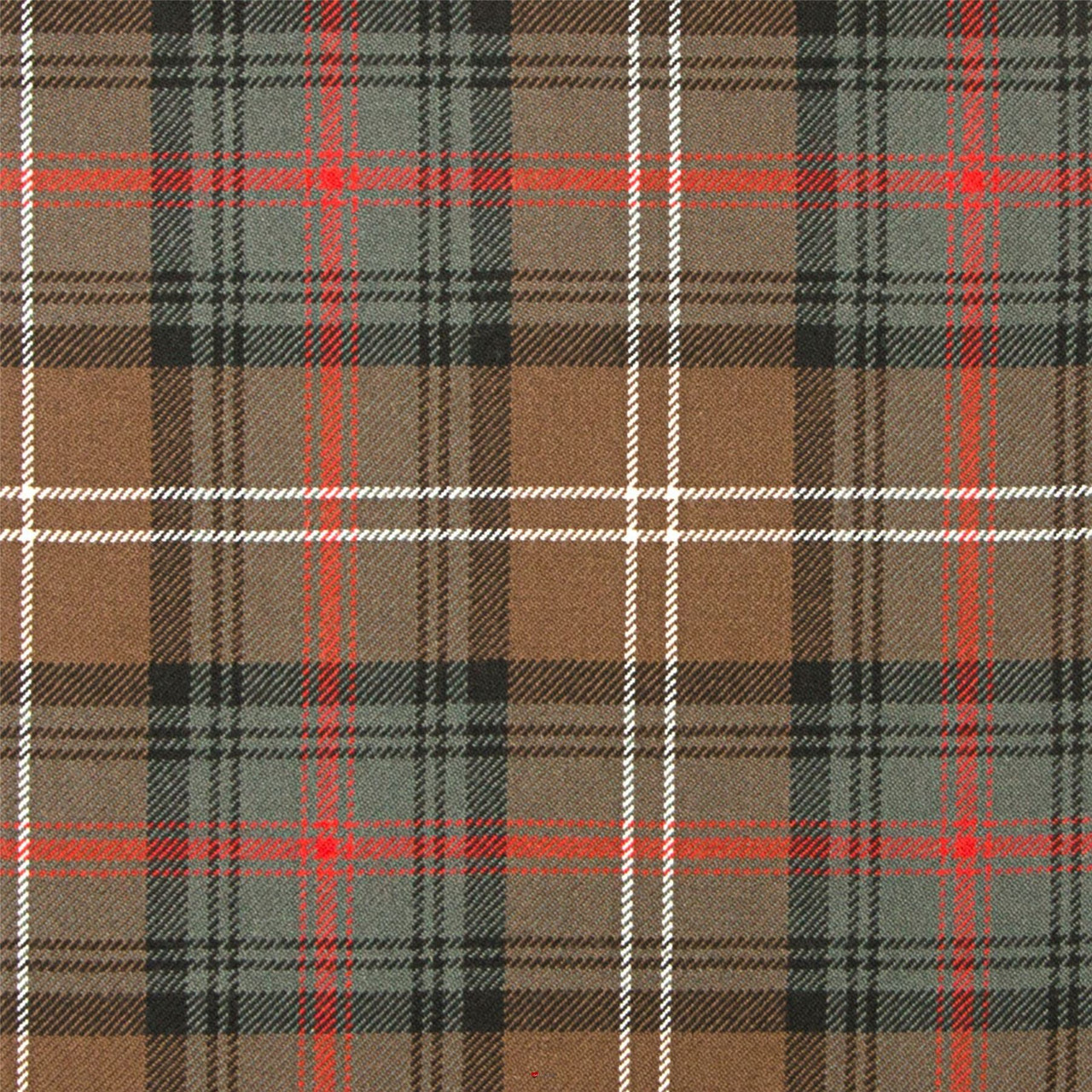Heavy Weight 16oz Fabric Material Sutherland Old Weathered Tartan 1 Metre