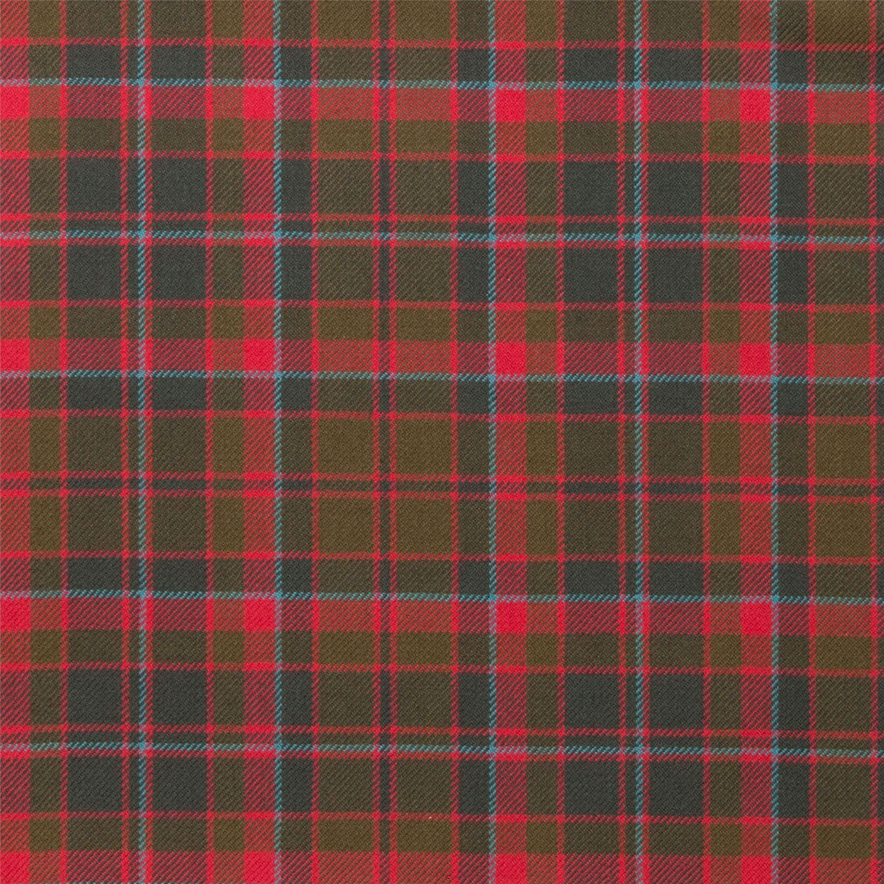 Light Weight 10oz Fabric Material Cumming Hunting Weathered Tartan 1 Metre
