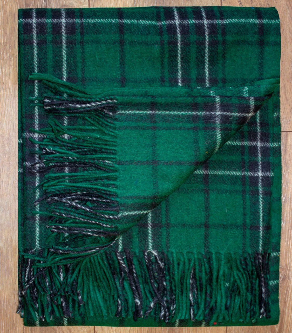 MacLean Hunting Modern Tartan Traditional Scottish Blanket Throw Wool Mix