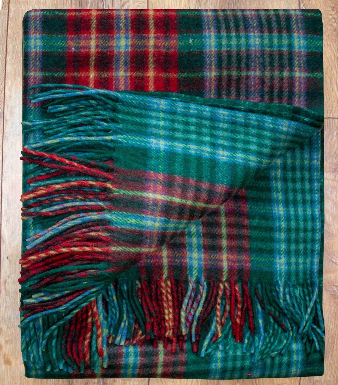 New Brunswick Tartan Traditional Scottish Blanket Throw Wool Mix