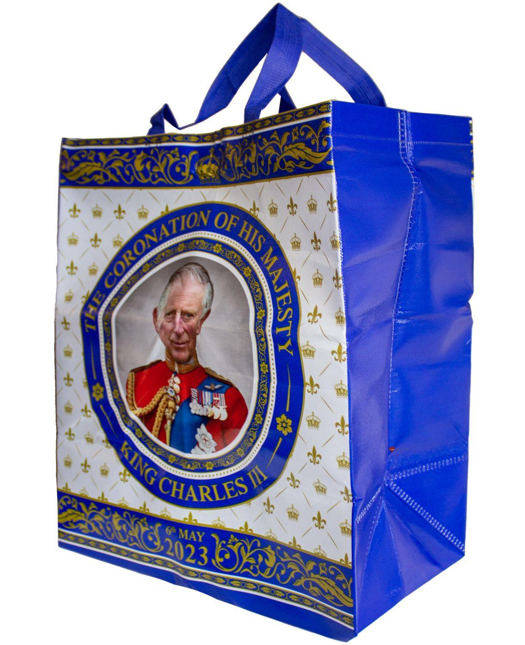 King Charles III Coronation Reusable Shopping Bag Commemorative 6th May 2023
