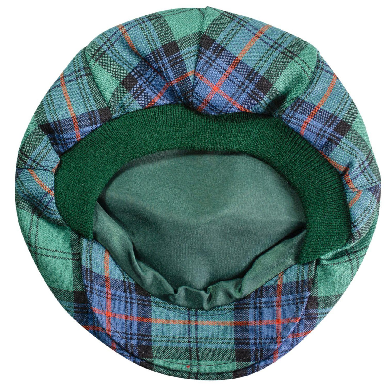 Mens Tartan Flat Cap Armstrong Ancient Tartan Plaid Design Mens and Womens One size Elasticated Band Comfort Fit Scottish Made