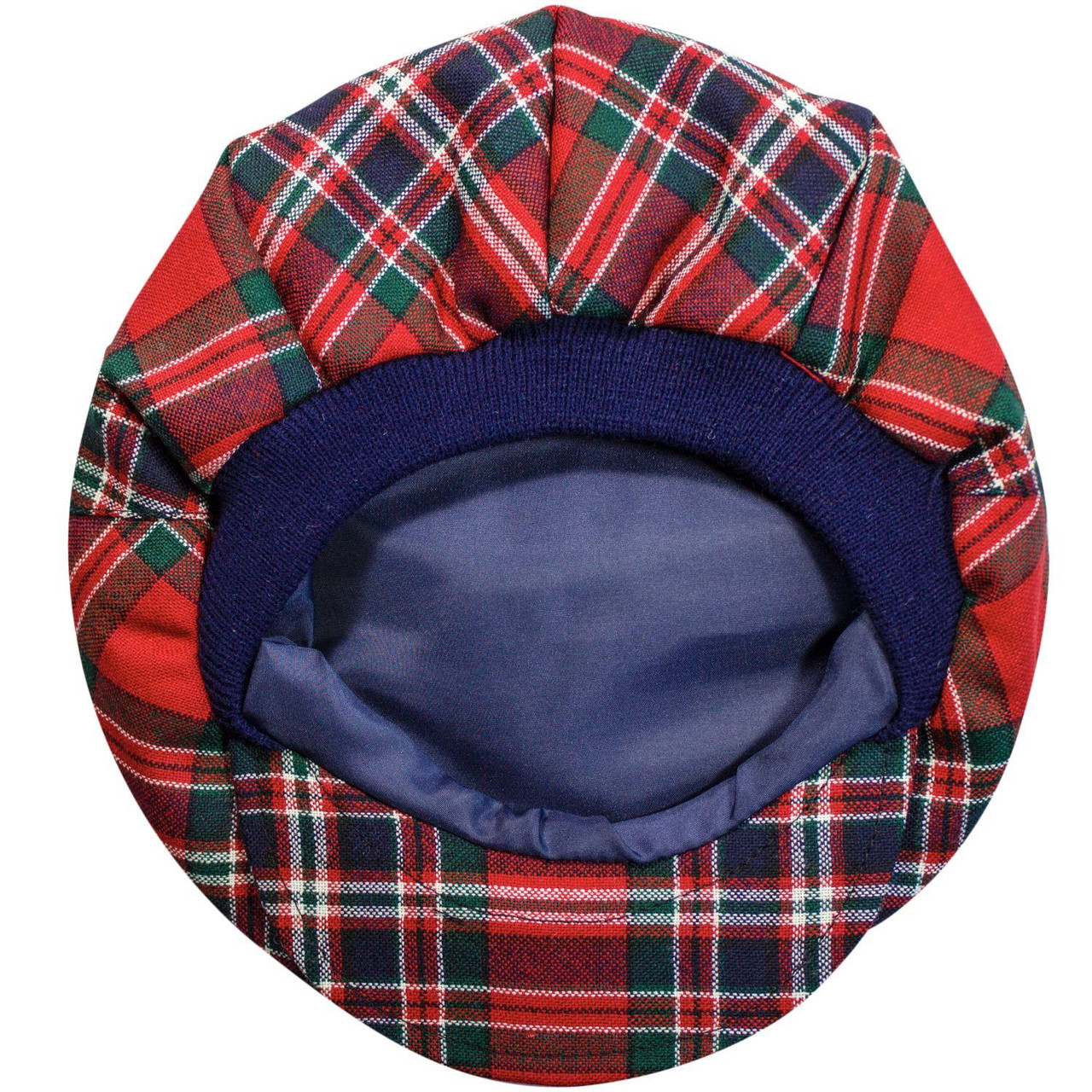 Mens Tartan Flat Cap MacFarlane Modern Tartan Plaid Design Mens and Womens One size Elasticated Band Comfort Fit Scottish Made