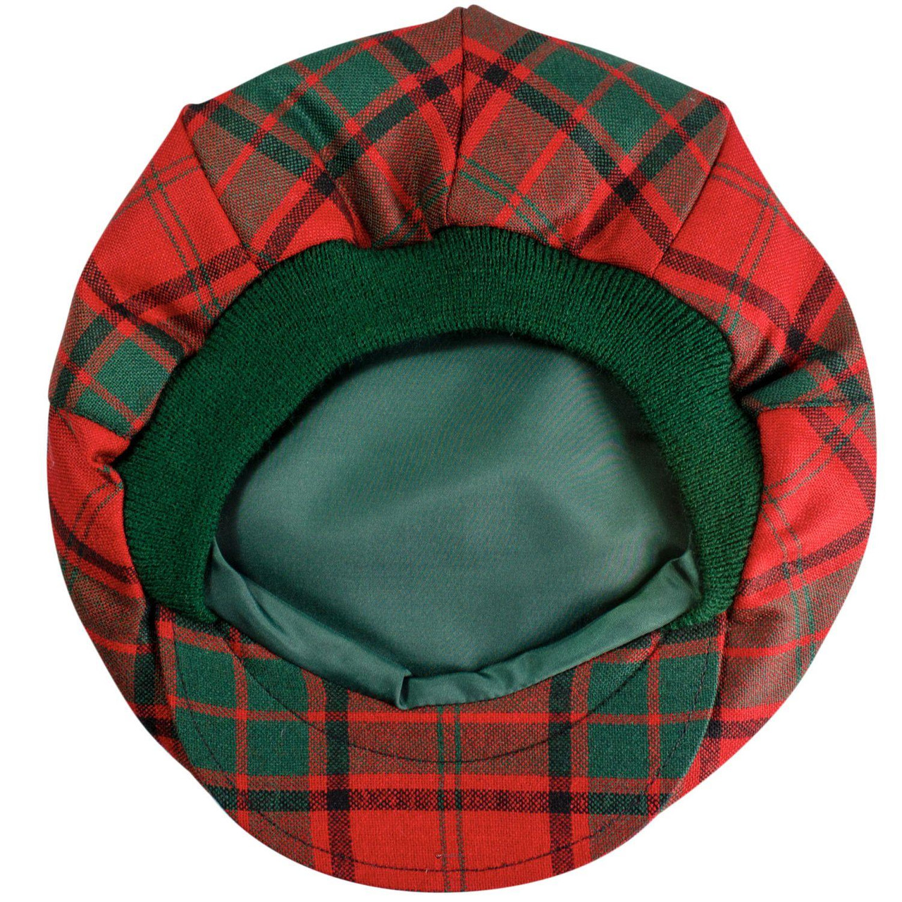 Mens Tartan Flat Cap Maxwell Modern Tartan Plaid Design Mens and Womens One size Elasticated Band Comfort Fit Scottish Made
