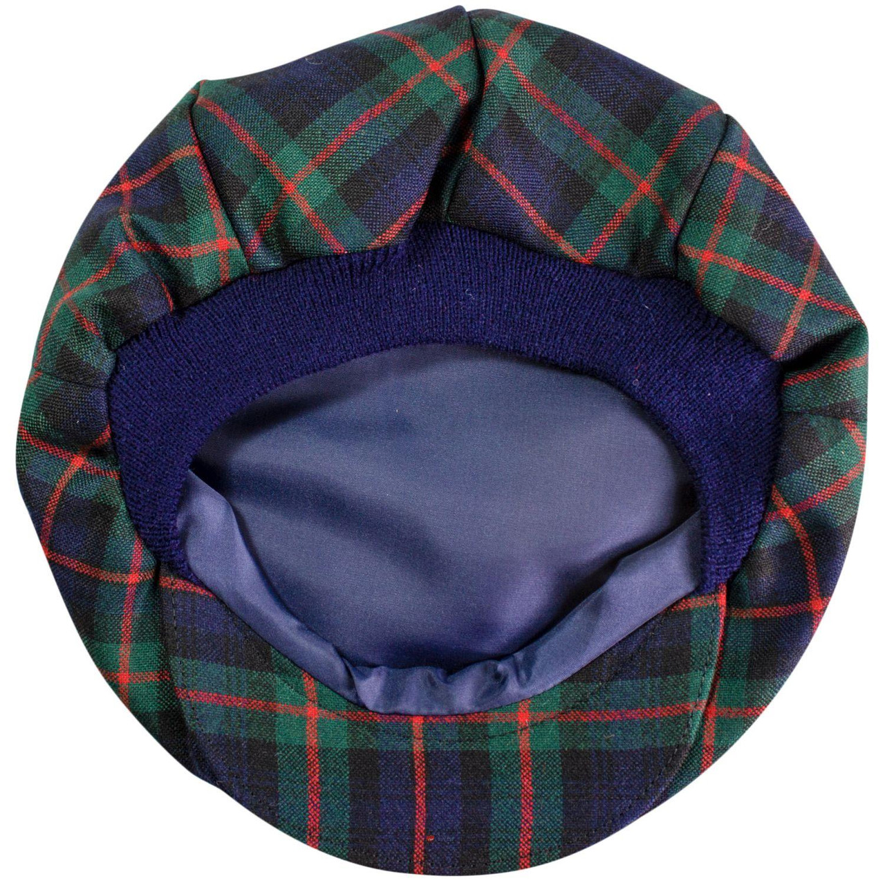 Mens Tartan Flat Cap Murray of Atholl Modern Tartan Plaid Design Mens and Womens One size Elasticated Band Comfort Fit Scottish Made