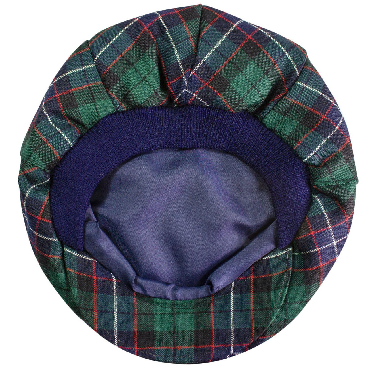 Mens Tartan Flat Cap Mitchell Modern Tartan Plaid Design Mens and Womens One size Elasticated Band Comfort Fit Scottish Made