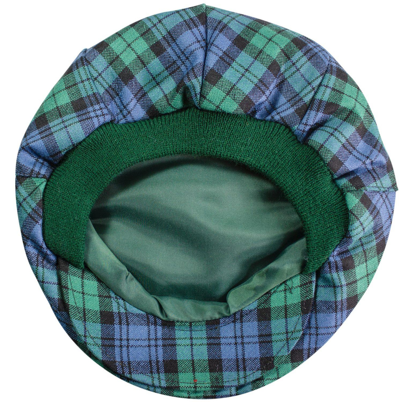 Mens Tartan Flat Cap Campbell Ancient Tartan Plaid Design Mens and Womens One size Elasticated Band Comfort Fit Scottish Made