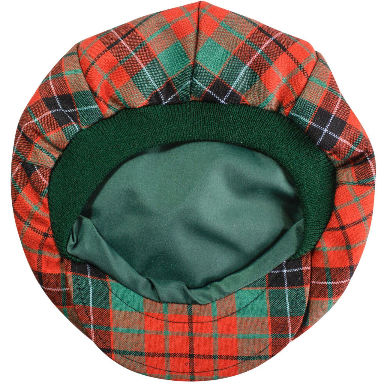 Mens Tartan Flat Cap Nicholson Ancient Tartan Plaid Design Mens and Womens One size Elasticated Band Comfort Fit Scottish Made