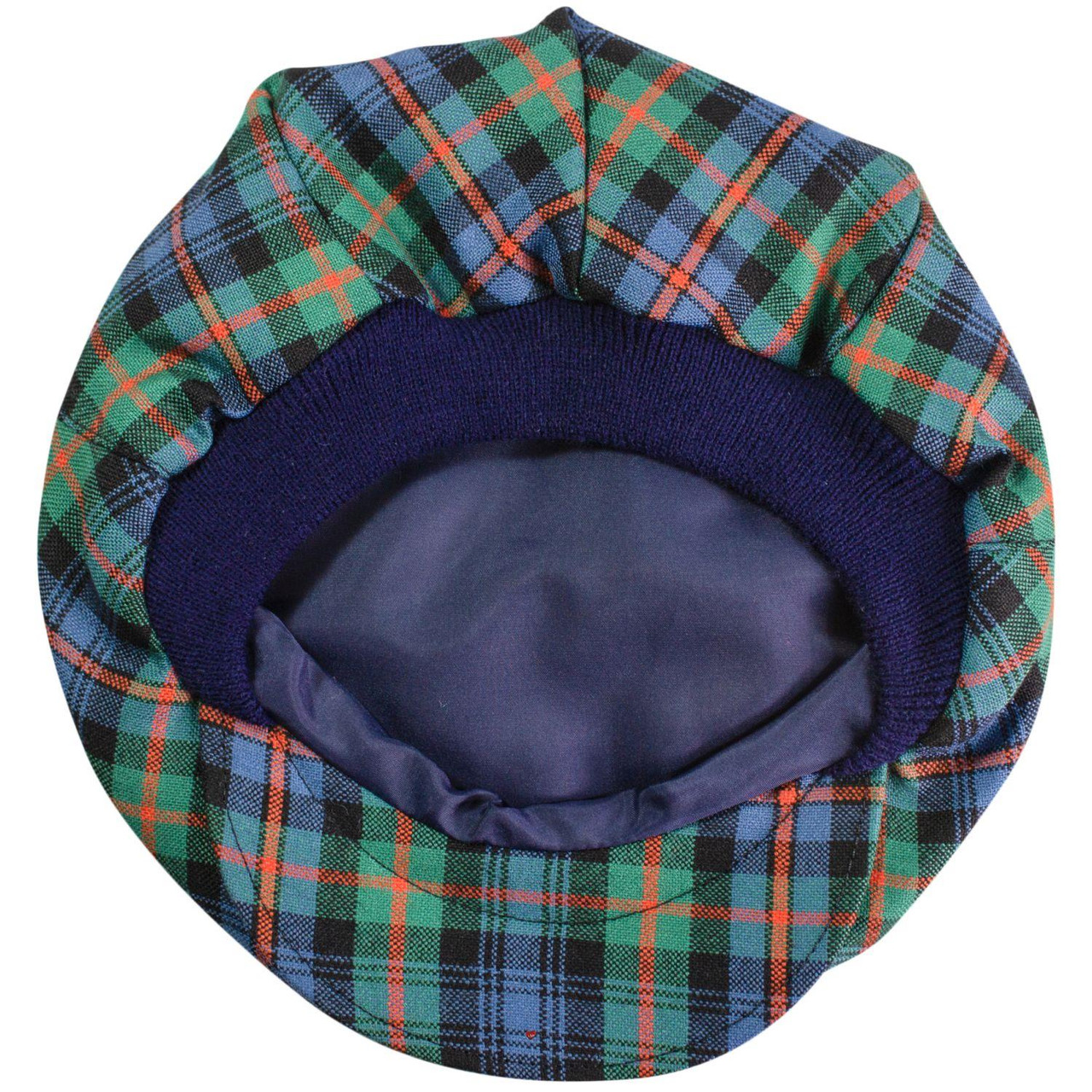 Mens Tartan Flat Cap Murray of Atholl Ancient Tartan Plaid Design Mens and Womens One size Elasticated Band Comfort Fit Scottish Made
